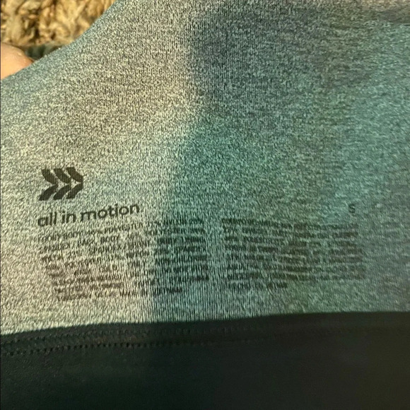 all in motion sports bra gray and black sz Small 🐼🐼🐼 - Picture 3 of 3